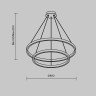 Подвесной светильник MAYTONI RIM MOD058PL-L74BK
